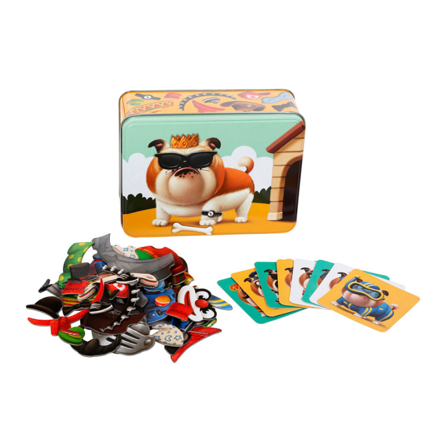 Настольные игры - Магнитная игра-пазлы Puzzlika Бульдог (14262)#2