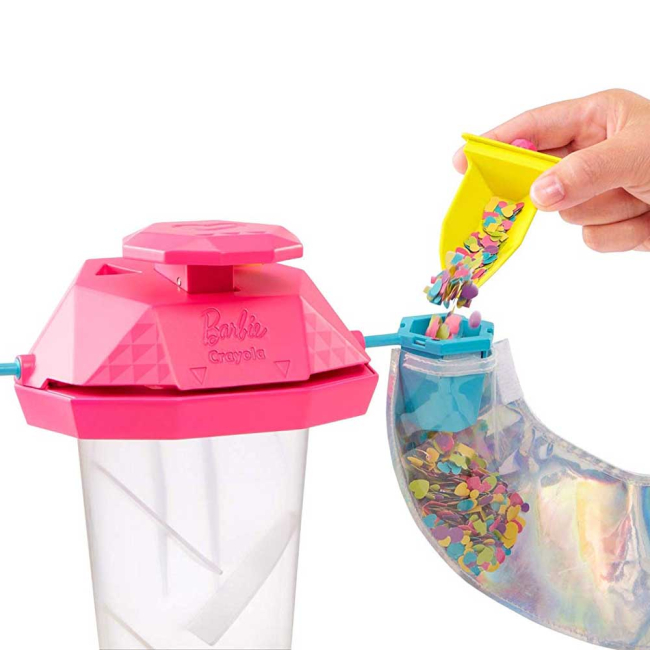 Ляльки - Лялька Barbie Crayola Чарівне конфетті (FRP02)#3