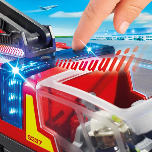 Конструктори з унікальними деталями - Конструктор Playmobil City Action Пожежна машина аеропорту (5337)#2