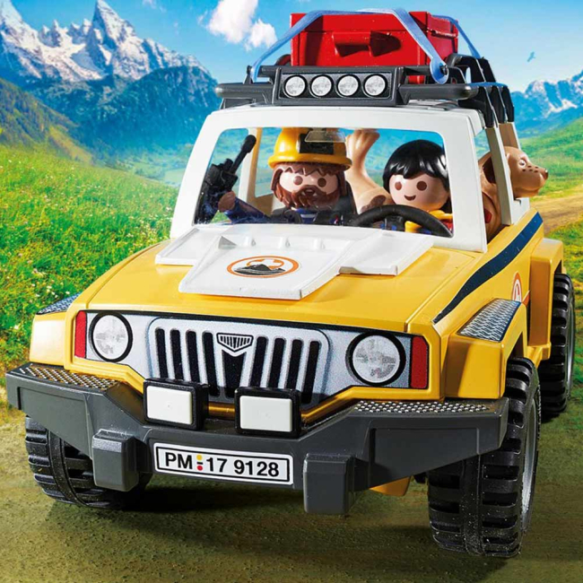 Конструктори з унікальними деталями - Конструктор Playmobil Action Гірничорятувальний автомобіль (9128)#2