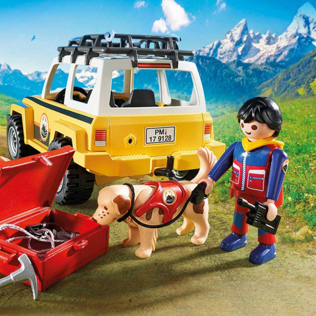 Конструктори з унікальними деталями - Конструктор Playmobil Action Гірничорятувальний автомобіль (9128)#3