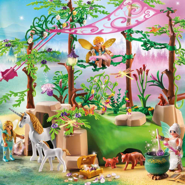 Конструктори з унікальними деталями - Конструктор Playmobil Феї в чарівному лісі (9132)#2