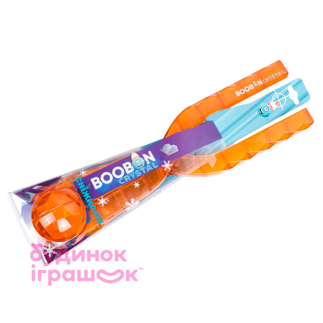 Спортивні активні ігри - Іграшка Сніжколіп Boobon Crystal помаранчевий (CR-7)#2