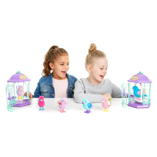 Фигурки животных - Интерактивная игрушка Little Live Pets Птичка в клетке Радужное сияние (28547)#5