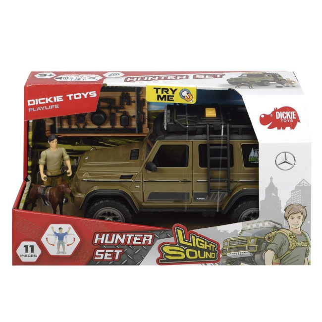 Автомодели - Игровой набор Dickie Toys Playlife Охотник (3834002)#5