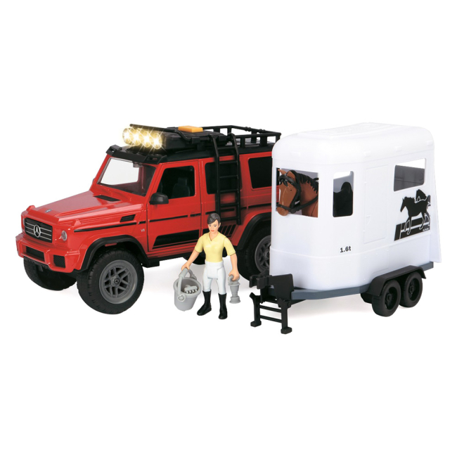 Автомодели - Игровой набор Dickie Toys Playlife Перевозка лошадей (3838002)#3