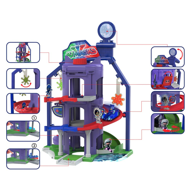 Фігурки персонажів - Ігровий набір PJ Masks Командний пункт (3145000)#2