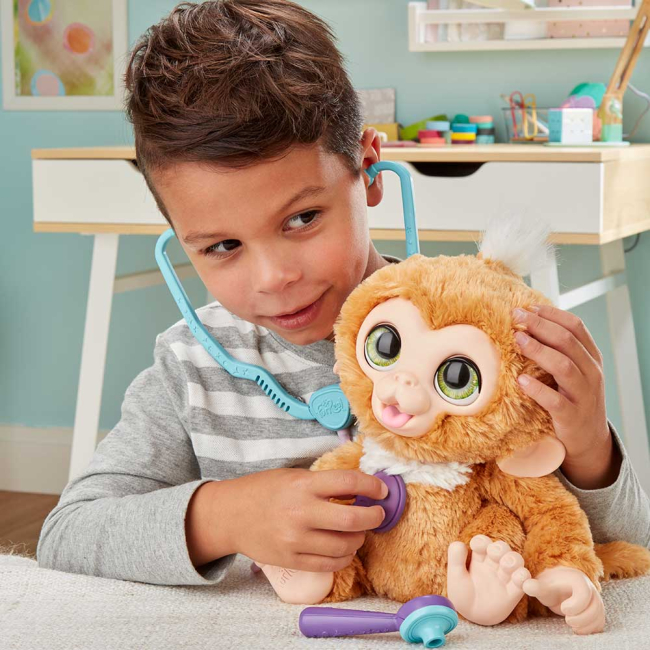 М'які тварини - Інтерактивна іграшка FurReal Friends Мавпочка Занді (E0367)#4