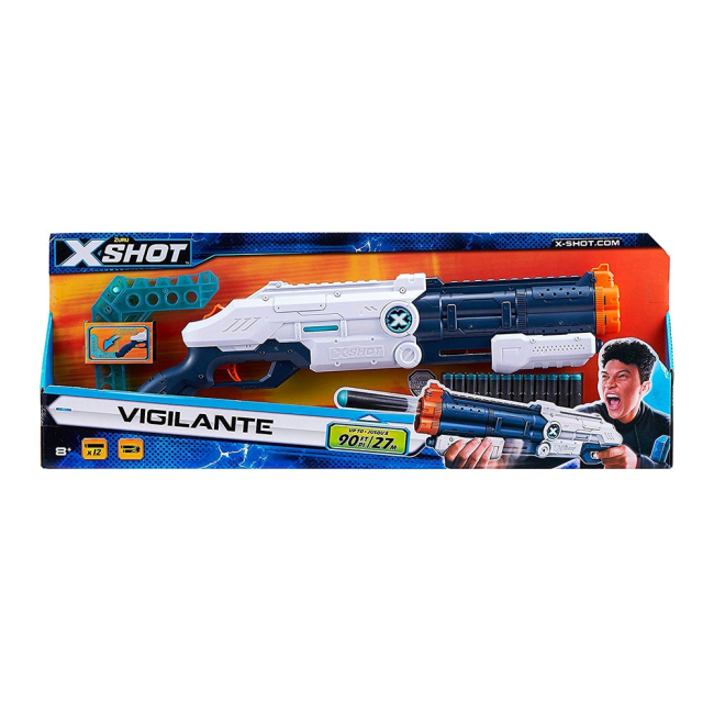Помповое оружие - Скорострельный бластер X-Shot Excel Vigilante (36271Z)#4