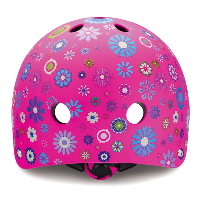 Захисне спорядження - Шолом захисний Globber Квітки рожевий (500-003)#3
