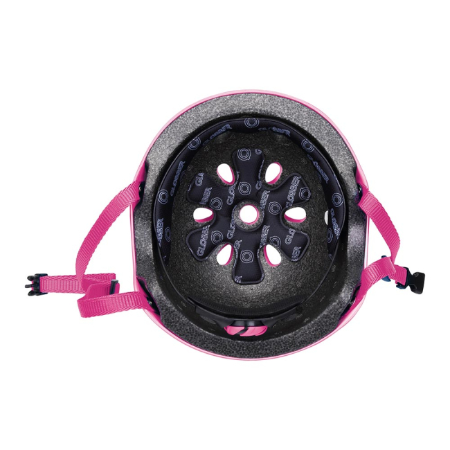 Захисне спорядження - Шолом захисний Globber Квітки рожевий (500-003)#4