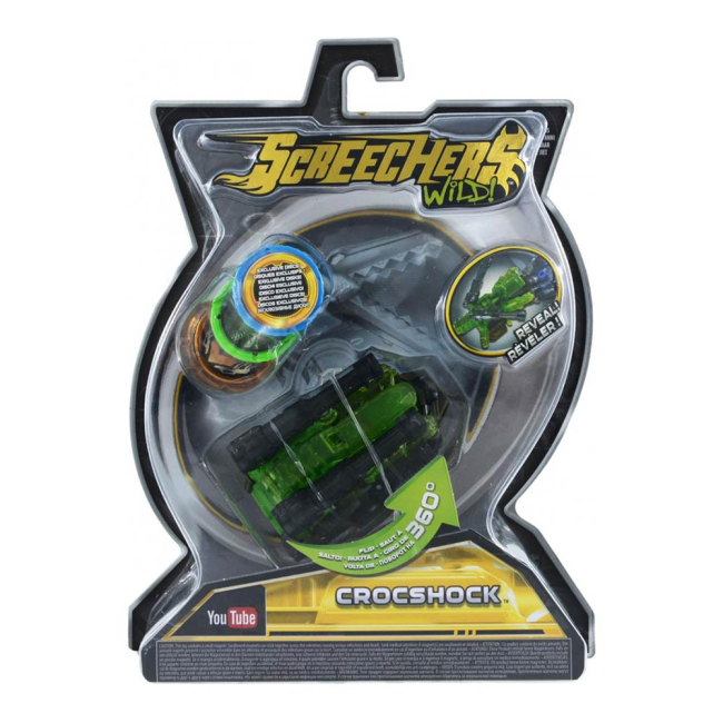 Трансформери - Машинка-трансформер Screechers Wild L2 Крокшок (EU683124)#3