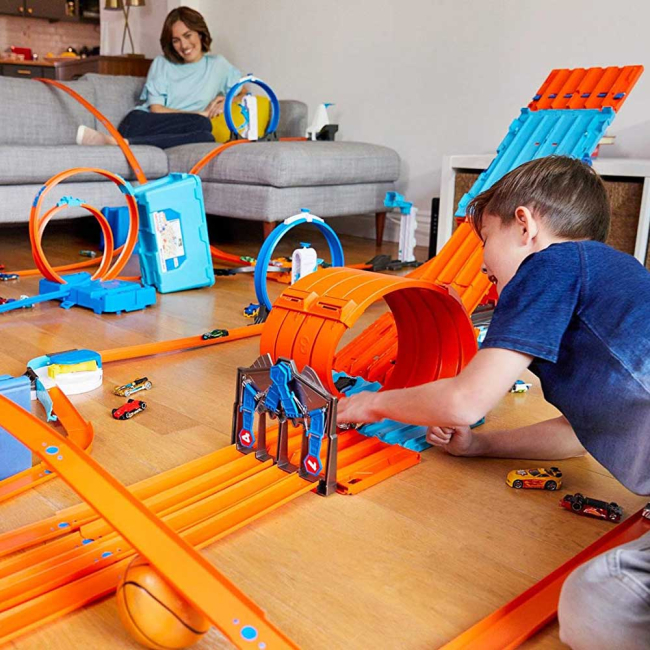 Автотреки - Ігровий набір Hot Wheels Екстремальні перегони (FTH77)#4