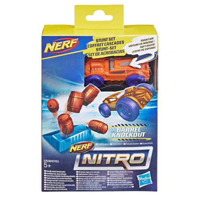 Автотреки - Набір Nerf Nitro  Перешкода та машинка Трюки з бочками (E0153/E2538)#2