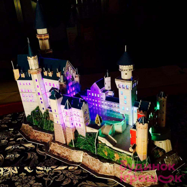 3D-пазли - Тривимірна головоломка-конструктор Cubic Fun Замок Нойшванштайн Led (L174h)#5
