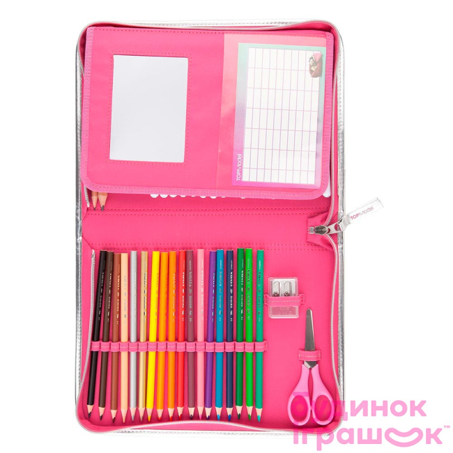 Пенали та гаманці - Пенал Top Model Друзі з канцелярією рожевий (048991)#2