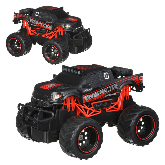 Радиоуправляемые модели - Машинка New Bright Off road truck 1:24 ассортимент (2424)#2
