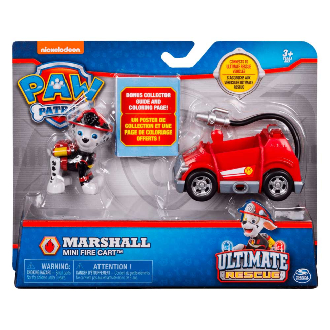 Фигурки персонажей - Набор Paw Patrol Чрезвычайная миссия Мини спасательный автомобиль Маршал (SM16721/1013)#4