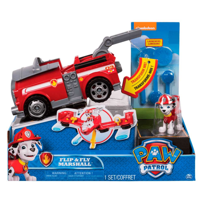 Фігурки персонажів - Набір Paw Patrol Великий рятівний автомобіль-трансформер Маршал (SM16741/0216)#5