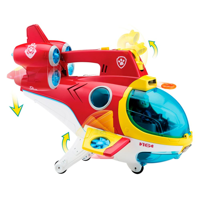 Фігурки персонажів - Ігровий набір Paw Patrol Рятівний підводний човен Зіка Райдера (SM16745)#2