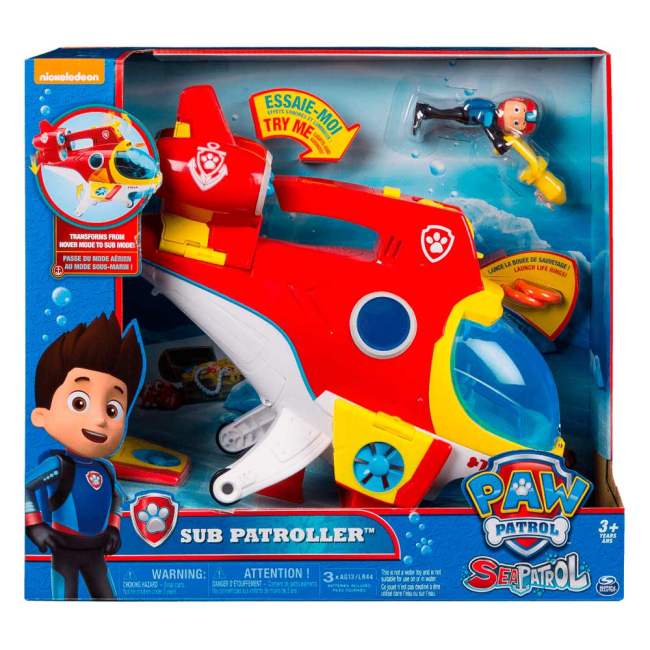 Фігурки персонажів - Ігровий набір Paw Patrol Рятівний підводний човен Зіка Райдера (SM16745)#4
