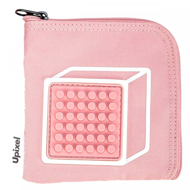 Пеналы и кошельки - Кошелёк Funny Square розовый (WY-U18-006B)#2