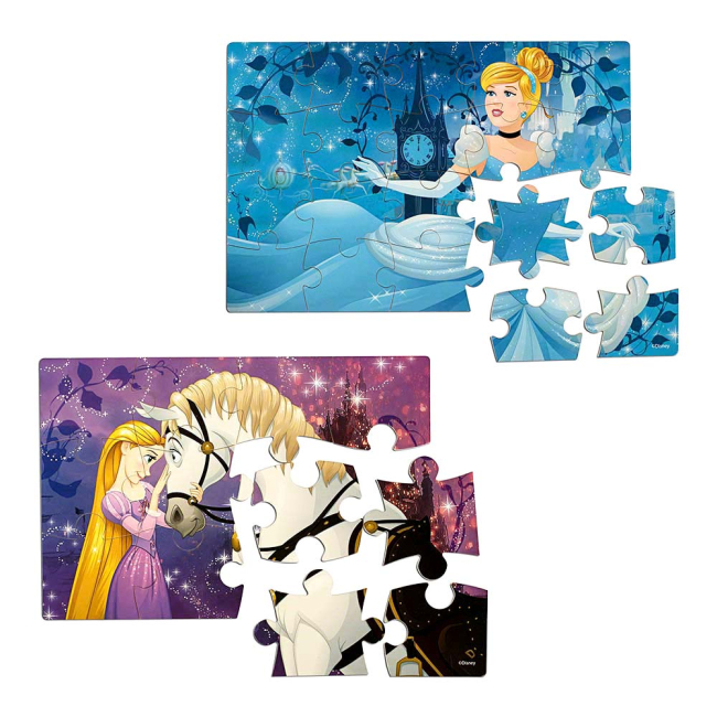 Пазлы - Пазл Spin Master Диснеевские принцессы 4 в 1 деревянный (SM98490/6040050)#2