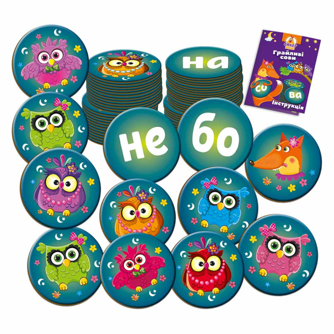 Настольные игры - Игра Vladi Toys Crazy Koko Игривые совы на украинском (VT8033-04)#2