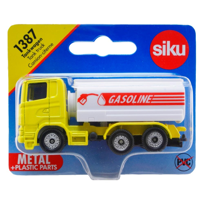 Транспорт и спецтехника - Грузовик Siku Gasoline с цистерной (1387)#2