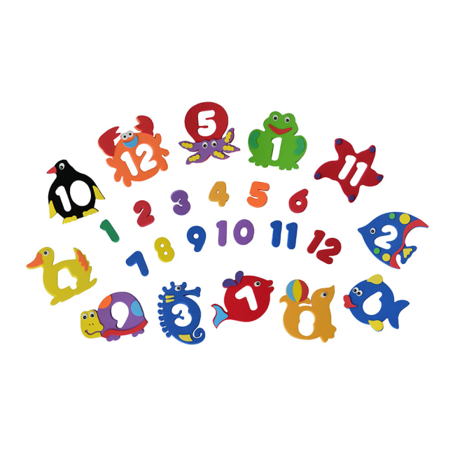 Игрушки для ванны - Аква-пазлы Baby Great Морские жители и циферки (GB-7623B) (5002029)#3