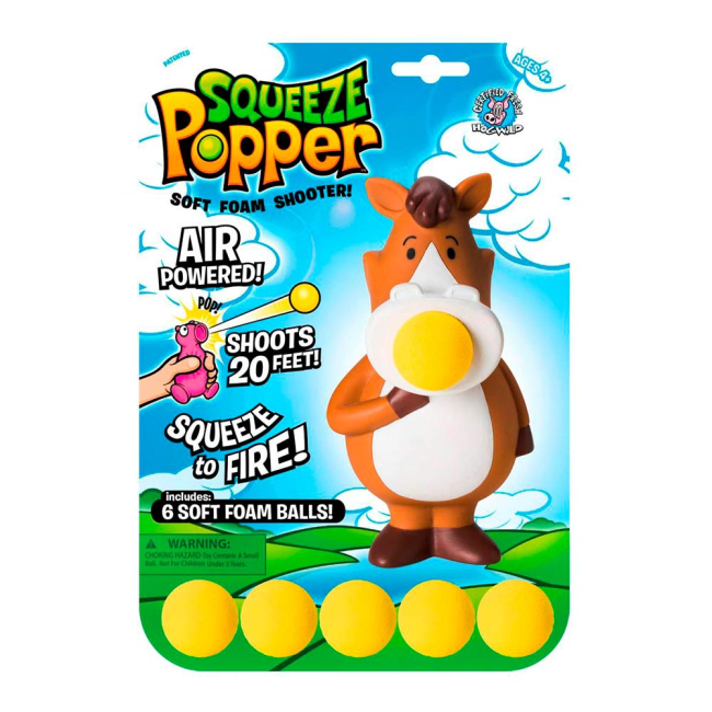 Антистресс игрушки - Игрушка Squeeze Popper Стреляющий зверёк Пони (54312)#2