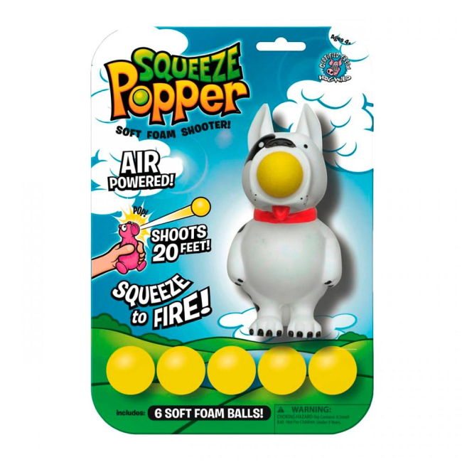 Антистрес іграшки - Іграшка Squeeze Popper Звірятко, що стріляє Собачка (54330)#2