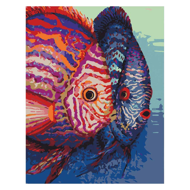 Товары для рисования - Набор для творчества Rosa Kids Акриловый живопись Рыбы (N00013100)#3