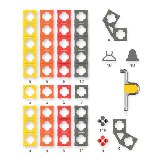 Конструктори з унікальними деталями - Конструктор Twickto Creation №3 235 деталей (6413976)#5