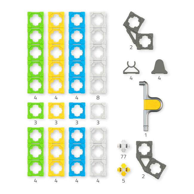Конструктори з унікальними деталями - Конструктор Twickto Creation №2 143 деталі (6413975)#5