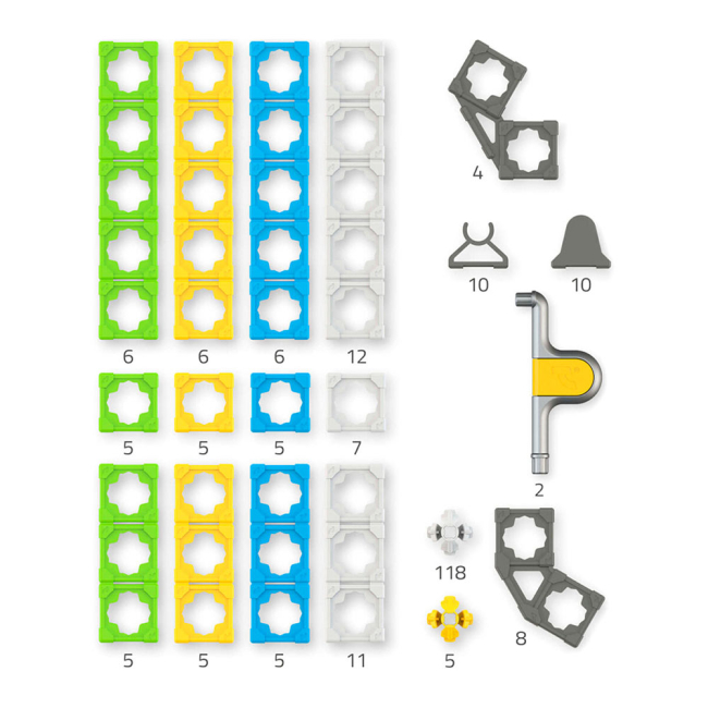 Конструктори з унікальними деталями - Конструктор Twickto Creation №4 235 деталей (6413977)#5