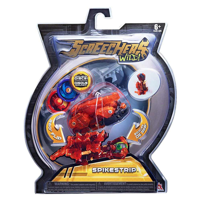 Трансформери - Машинка-трансформер Screechers Wild L2 Спайкстріп (EU683125)#4