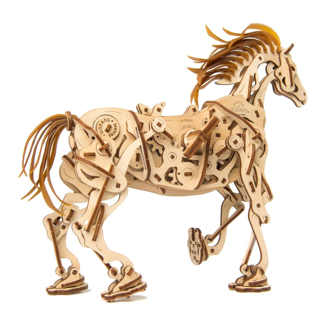 3D-пазли - Тривимірний пазл Ukrainian gears Кінь-Механоїд механічний (6333809)#3
