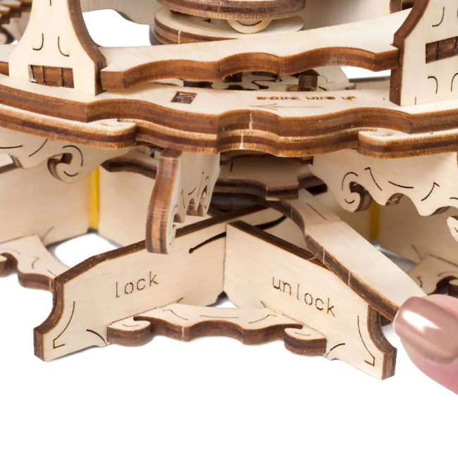 3D-пазлы - Трехмерный пазл Ukrainian gears Башня-Мельница механический (6333810)#4