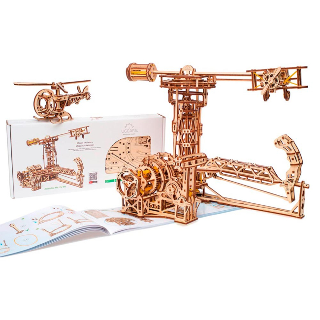 3D-пазлы - Трехмерный пазл Ukrainian gears Авиатор механический (6333811)#2