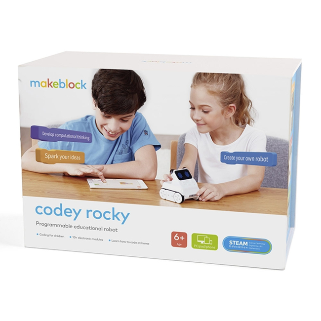 Роботы - Інтерактивна навчальна іграшка Makeblock Робот Codey rocky (P1030024)#4