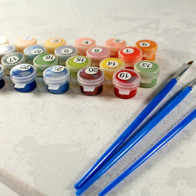 Товары для рисования - Набор для творчества Идейка Морской пейзаж Тихая гавань (КН2721)#2