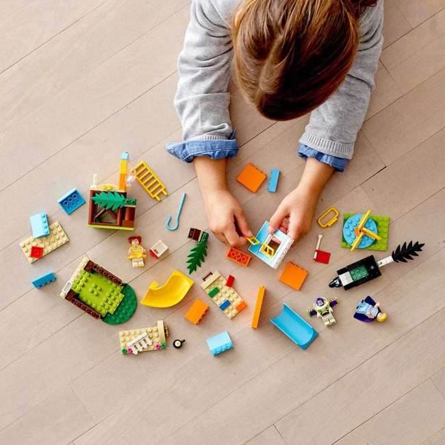 Конструкторы LEGO - Конструктор LEGO Juniors Toy Story 4 Приключения Базза и Бо Пип на детской площадке (10768)#5