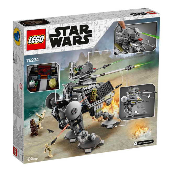 Конструктори LEGO - Конструктор LEGO Star wars Крокохід-танк АТ-AP (75234)#6