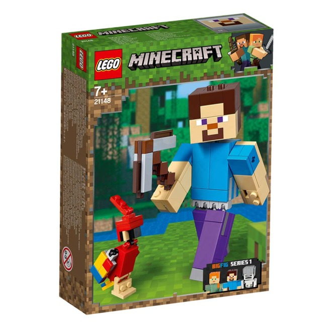 Конструктори LEGO - Конструктор LEGO Minecraft Стів із папугою (21148)#2