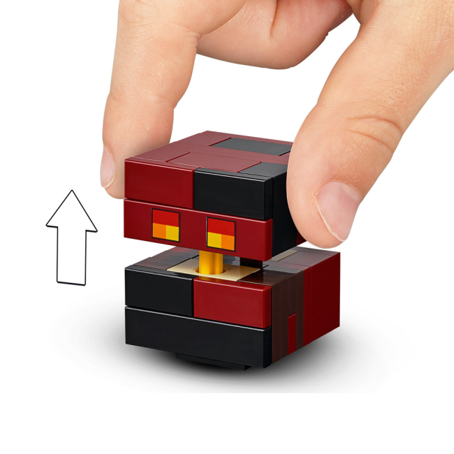 Конструктори LEGO - Конструктор LEGO Minecraft Скелет і лавовий куб (21150)#5