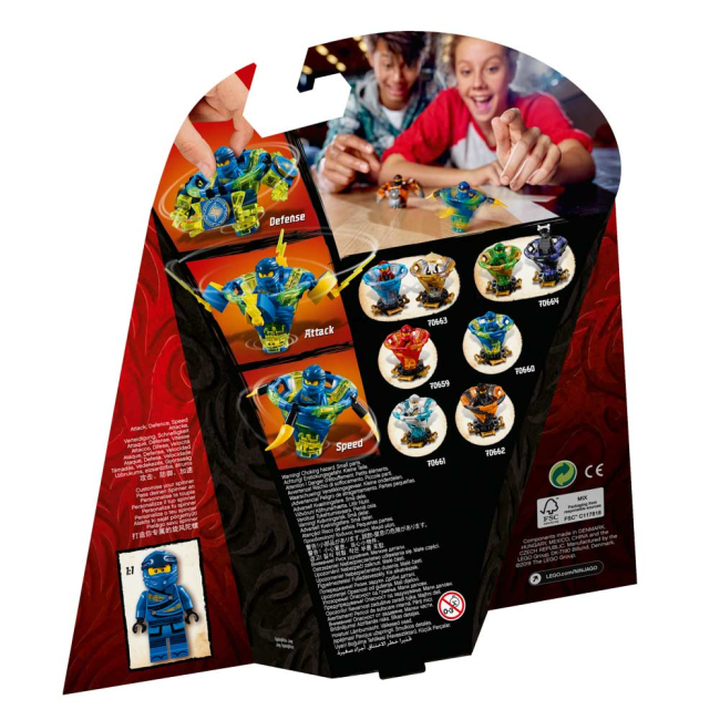 Конструктори LEGO - Конструктор LEGO Ninjago Спін-джитсу Джей (70660)#7