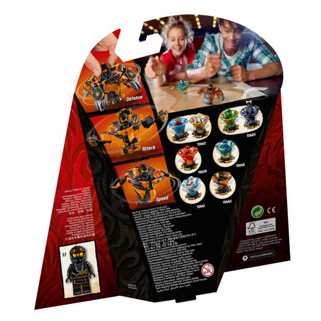 Конструкторы LEGO - Конструктор LEGO Ninjago Спин-джитсу Коул (70662)#7