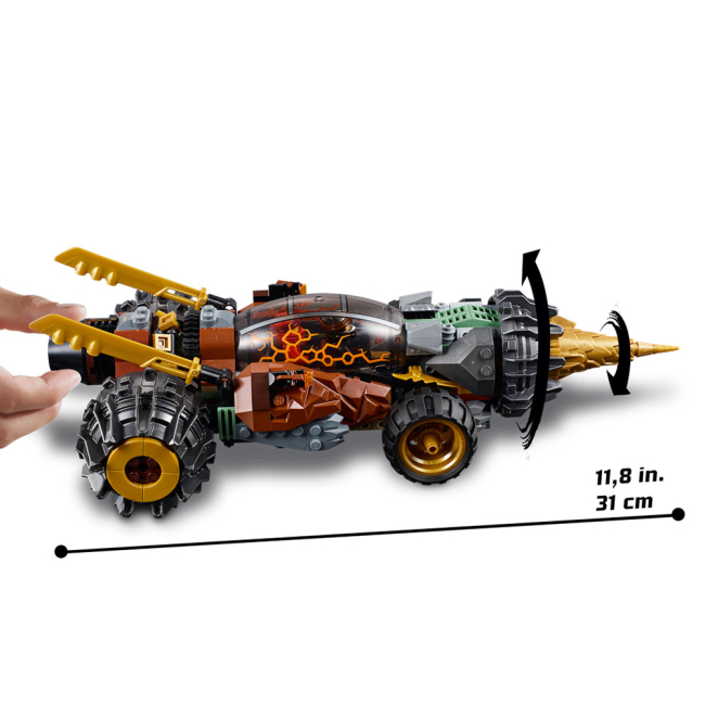 Конструкторы LEGO - Конструктор LEGO Ninjago Земляной бур Коула (70669)#4