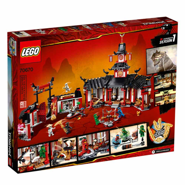 Конструктори LEGO - Конструктор LEGO Ninjago Монастир спін-джитсу (70670)#7